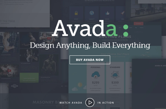 Avada wordpress theme