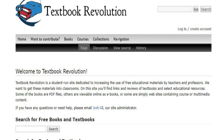 Textbook revolution